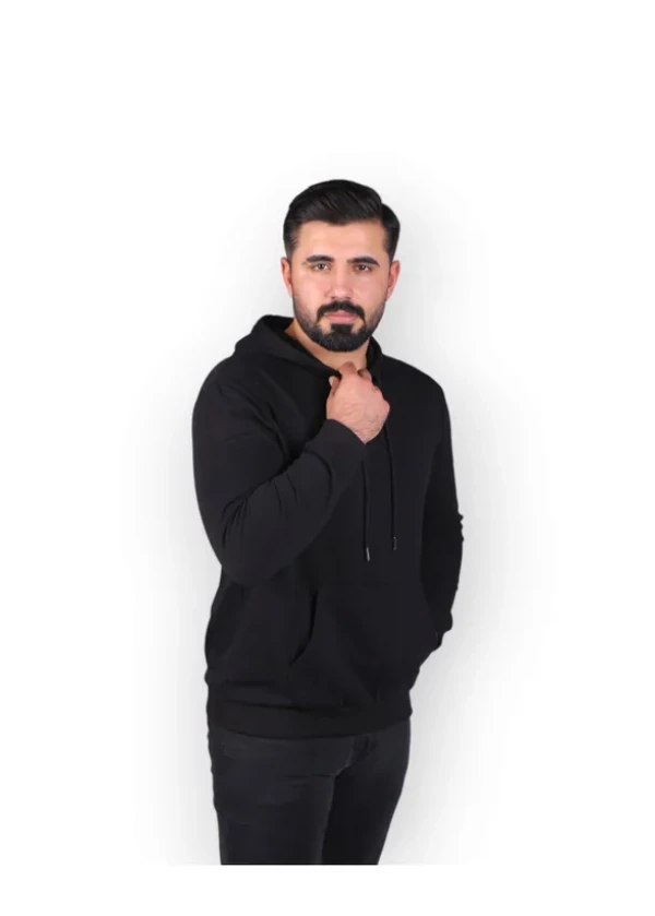 Tarz ve Konforun Buluştuğu An: %100 Pamuk Kapşonlu Erkek Sweatshirt